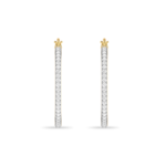 Kayle Diamond Hoop Earrings - Image 3