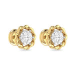 Nyla Diamond Stud Earrings - Image 2