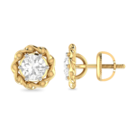 Nyla Diamond Stud Earrings - Image 4