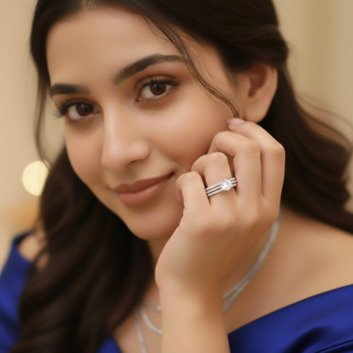 Noelle Solitaire Ring By Diamondiary