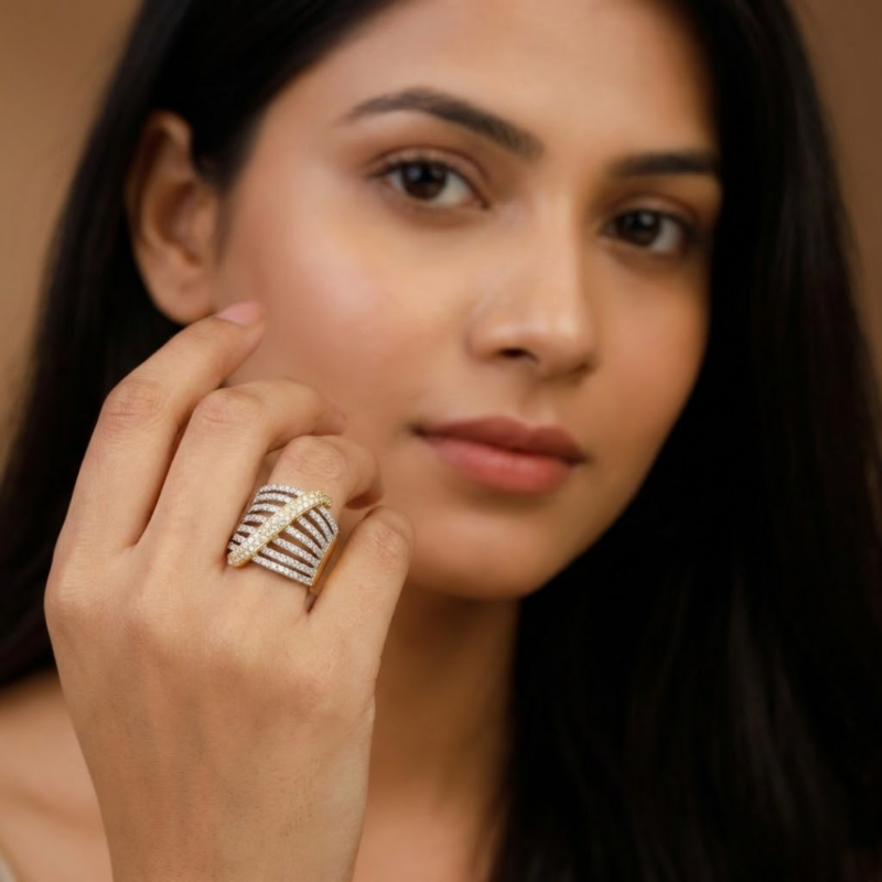 Amy lab grown diamond ring by Diamondiary