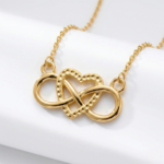 Infinite Love Gold Pendant - Image 2
