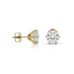 Khloe Solitaire Stud 3.49 Carat Earrings - Image 3