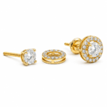 Kiara Lab Grown Solitaire Earrings By Diamondiary