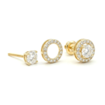 Kiara Lab Grown Solitaire Earrings By Diamondiary