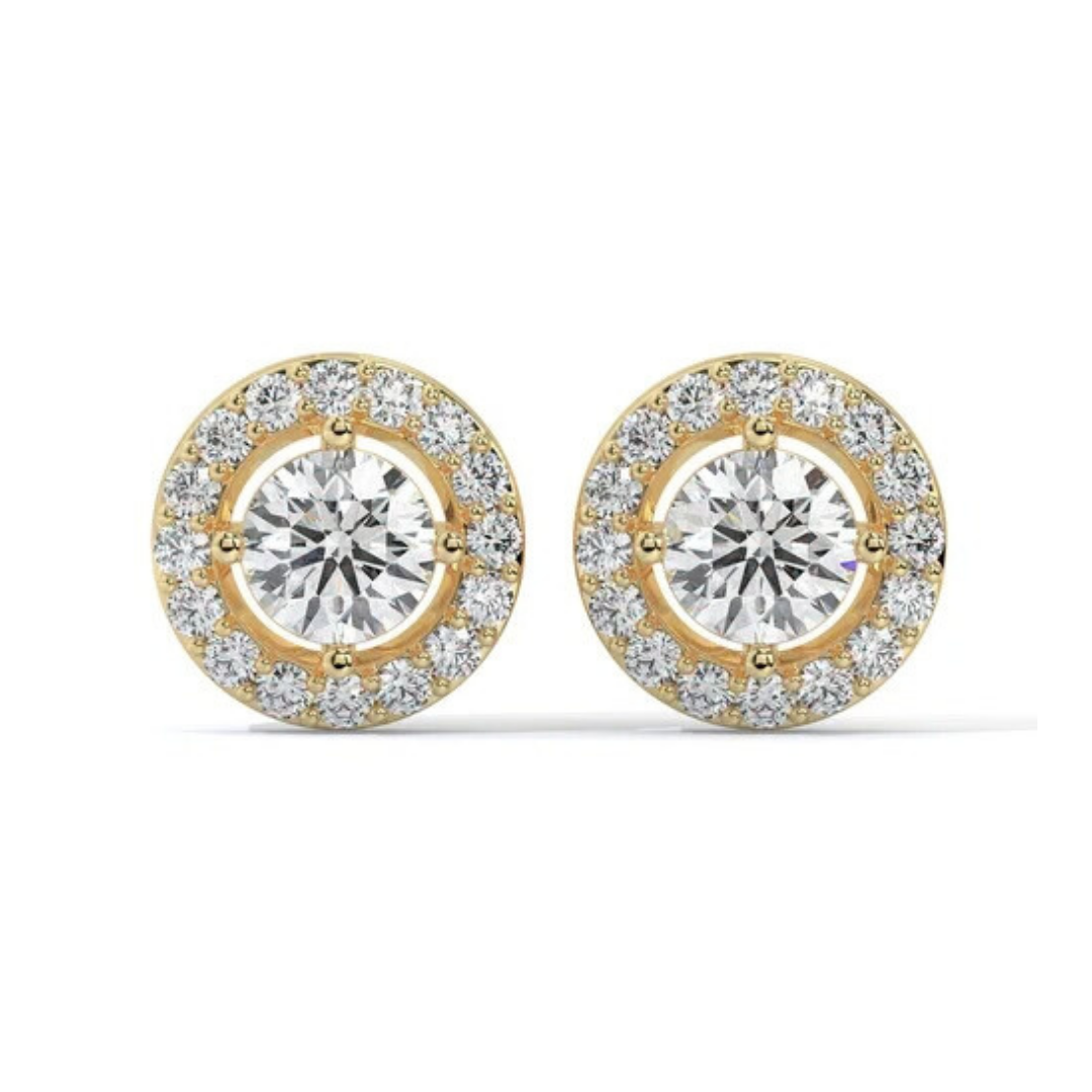 Kiara Lab Grown Solitaire Earrings By Diamondiary Kiara Lab Grown Solitaire Earrings By Diamondiary