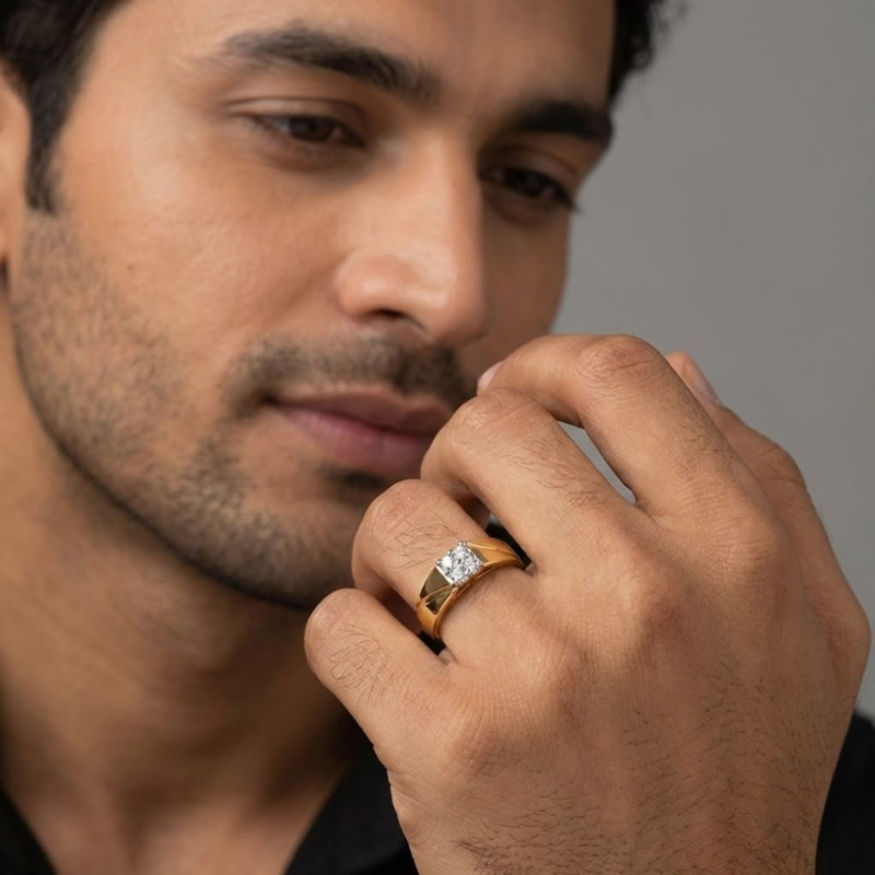 Lucas Lab Grown Diamond Ring For Men By Diamondiary