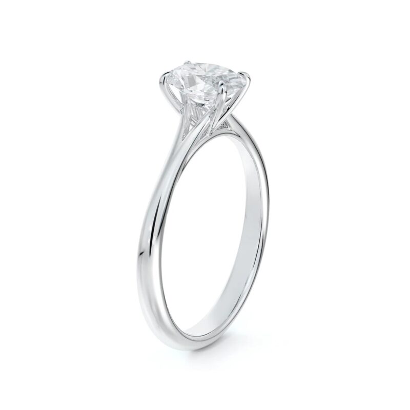 Zara Lab Grown Diamond Solitaire Ring By Diamondiary