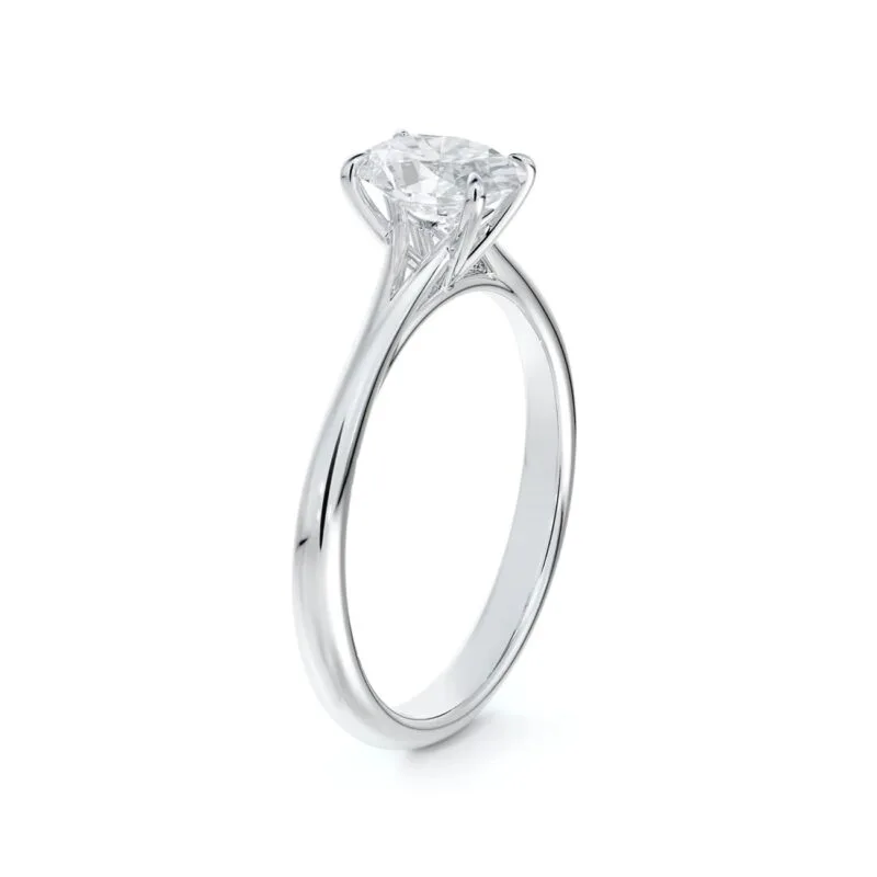 Zara Lab Grown Diamond Solitaire Ring By Diamondiary