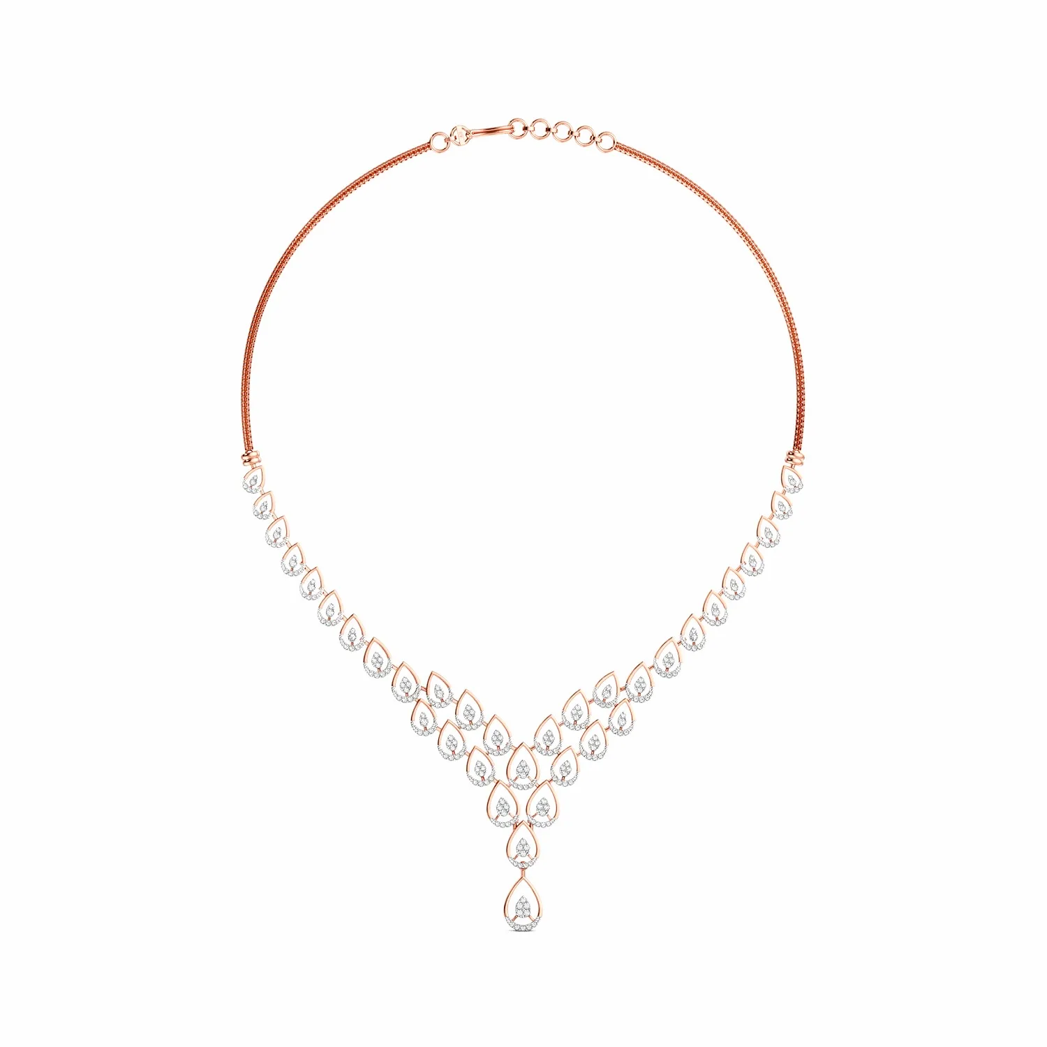 Sloane lab grown diamond necklace by Diamondiary