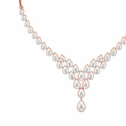 Sloane lab grown diamond necklace by Diamondiary