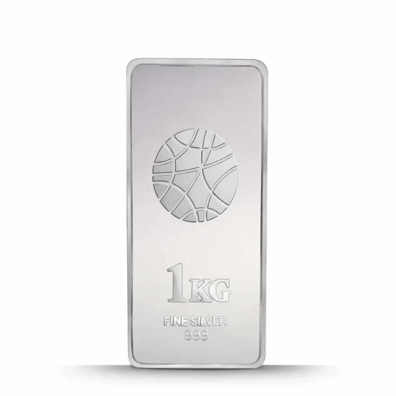 1 KG Pure Silver Bar By Diamondiary