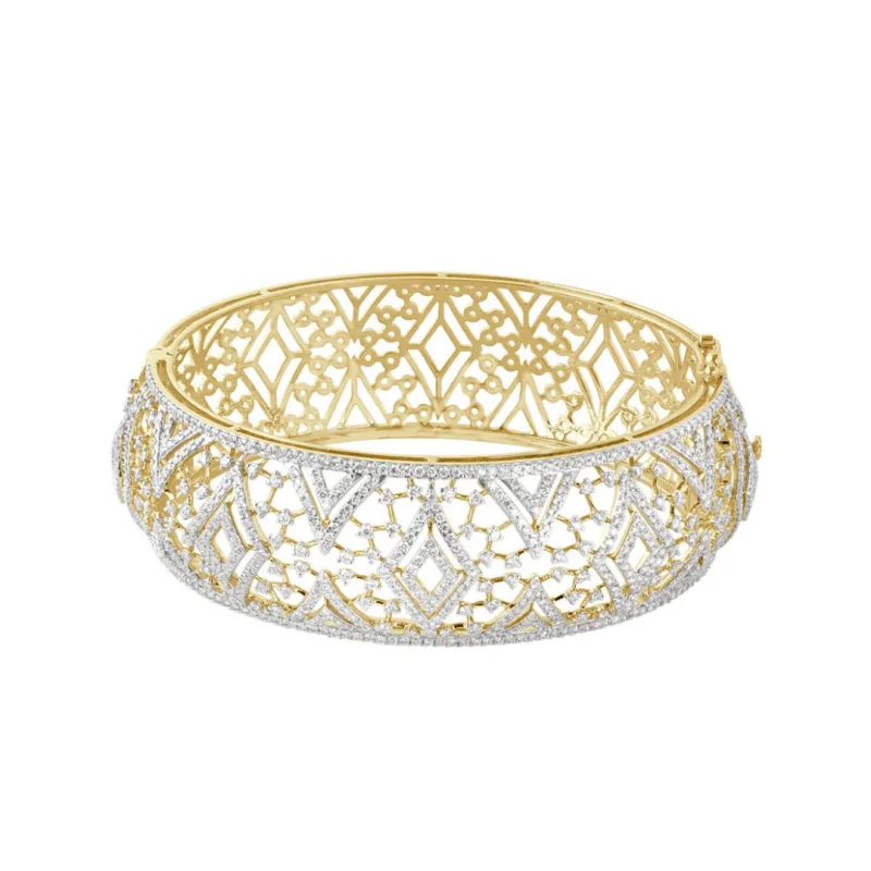 Diana Lab Grown Diamond Bangle By Diamondiary