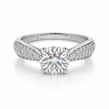 Georgia Lab Grown Solitaire Diamond Ring By Diamondiary