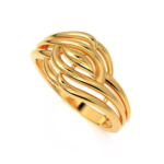 Aadhya Ladies Gold Ring By Diamondiary