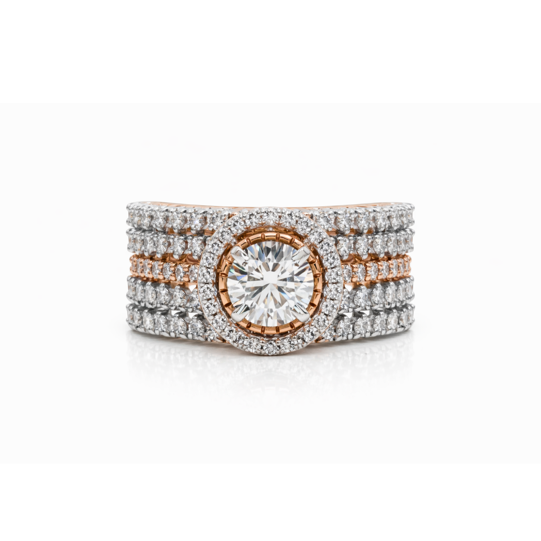 Alina Solitaire Diamond Ring By Diamondiary Alina Solitaire Diamond Ring By Diamondiary