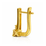 Kamrie Solitaire Hoop Earrings By Diamondiary