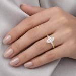 Lorraine Marquise Solitaire Diamond Ring By Diamondiary