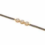 Adalie Solitaire Mangalsutra Bracelet By Diamondiary