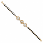 Adalie Solitaire Mangalsutra Bracelet By Diamondiary