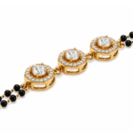 Adalie Solitaire Mangalsutra Bracelet By Diamondiary