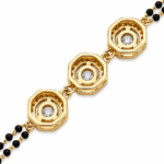 Adalie Solitaire Mangalsutra Bracelet By Diamondiary