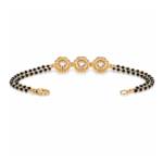 Adalie Solitaire Mangalsutra Bracelet By Diamondiary