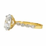 Carrie Oval Cut Solitaire Diamond Ring By Diamondiary