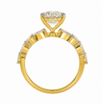 Carrie Oval Cut Solitaire Diamond Ring By Diamondiary
