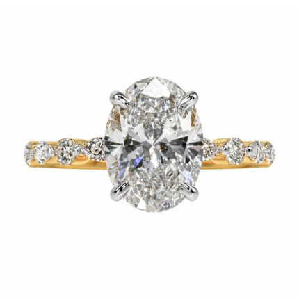 Carrie Oval Cut Solitaire Diamond Ring By Diamondiary
