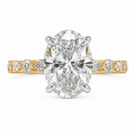 Carrie Oval Cut Solitaire Ring By Diamondiary