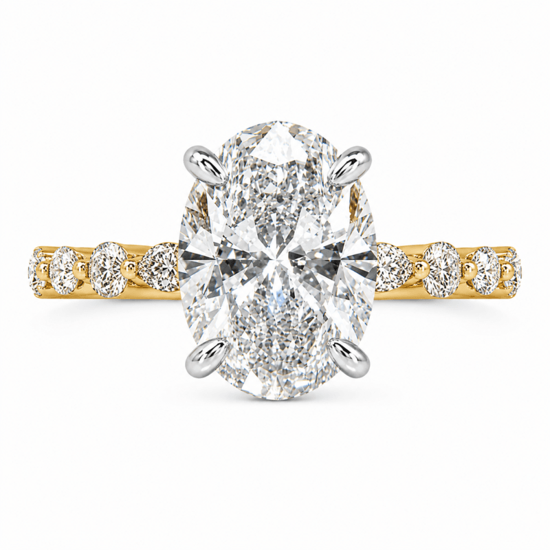 Carrie Oval Cut Solitaire Ring By Diamondiary