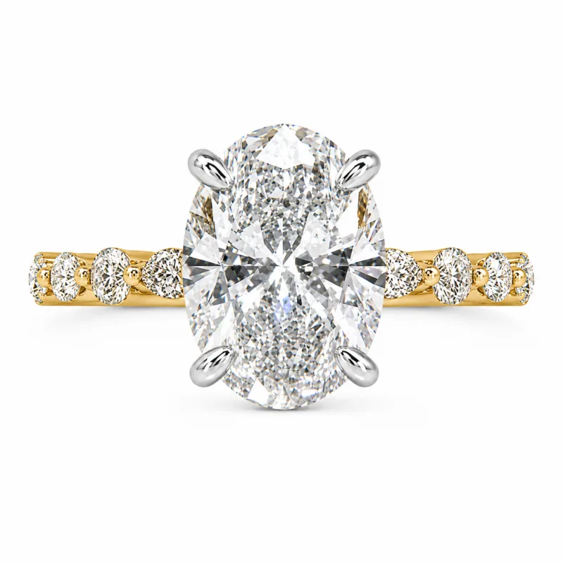Carrie Oval Cut Solitaire Ring By Diamondiary