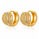 Evianna Diamond Hoop Earrings By Diamondiary