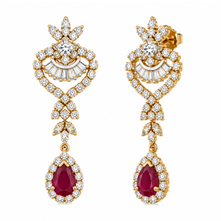 Kasandra Diamond Drop Earrings By Diamondiary