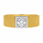 Sebastian Solitaire Diamond Ring for Men By Diamondiary