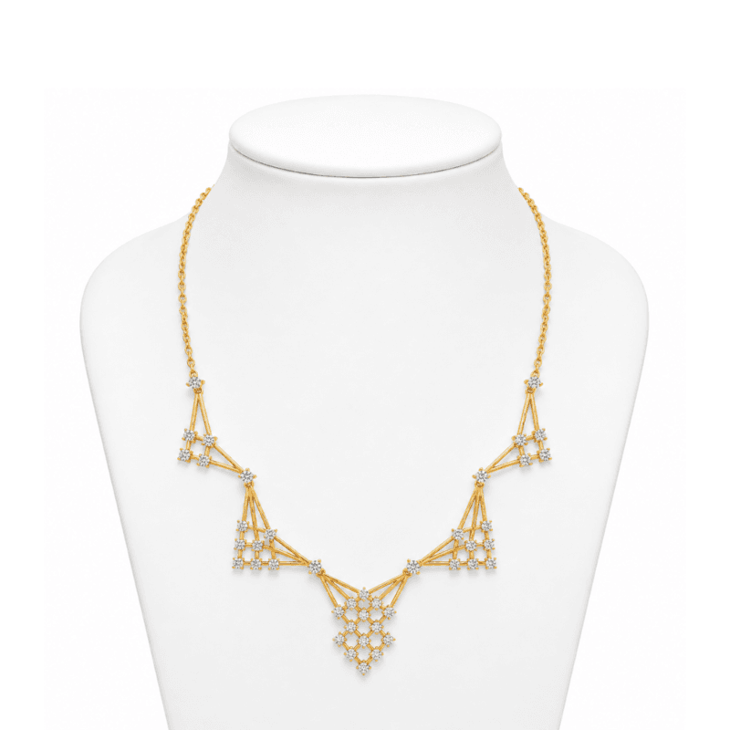 Brittany Diamond Necklace By Diamondiary