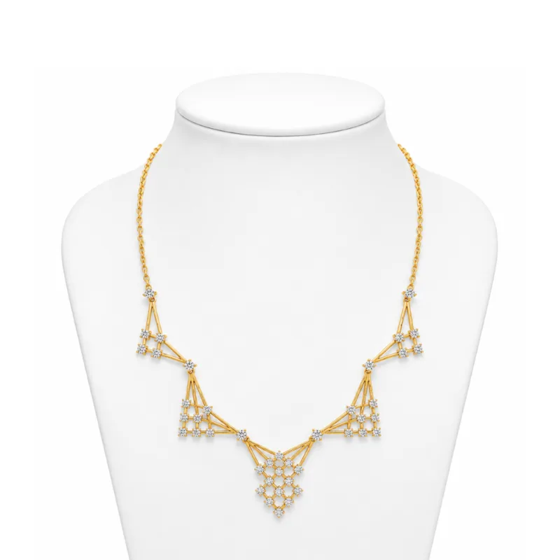 Brittany Diamond Necklace By Diamondiary