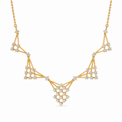 Brittany Diamond Necklace By Diamondiary