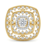 Aubry Solitaire Cocktail Diamond Ring By Diamondiary