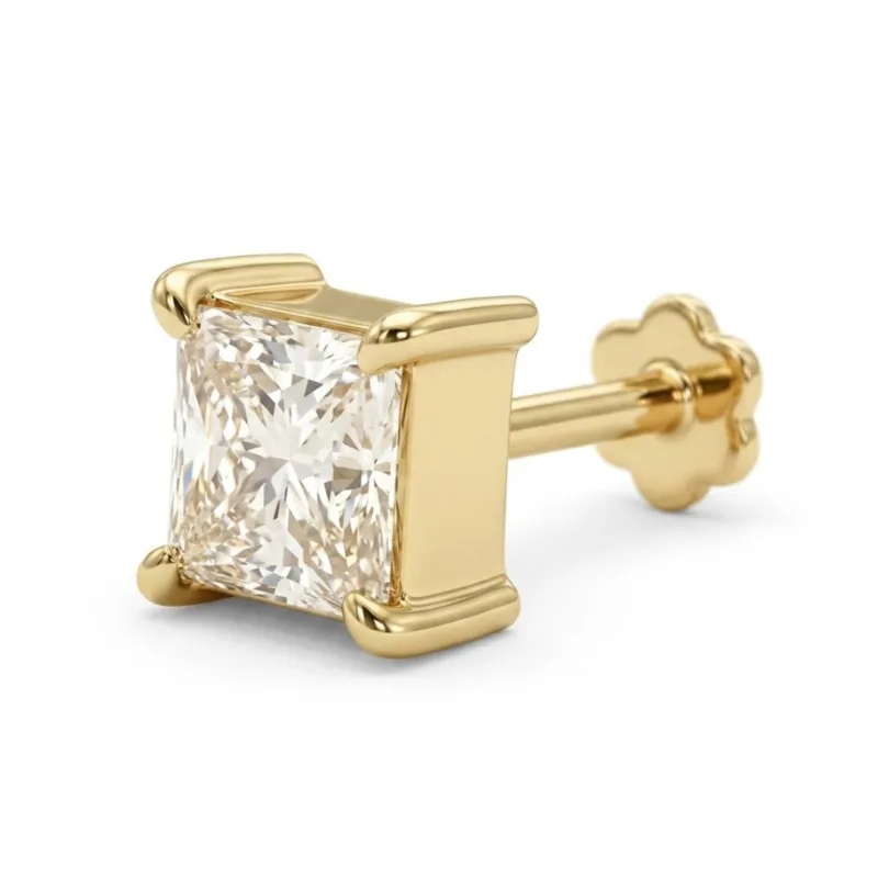 Wyatt Diamond Stud Earring For Men By Diamondiary