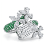 Elise Emerald Solitaire Diamond Ring By Diamondiary