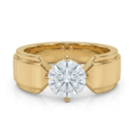 Luke Solitaire Diamond Ring for Men By Diamondiary