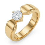 Luke Solitaire Diamond Ring for Men By Diamondiary