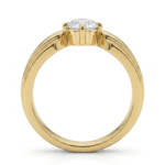 Luke Solitaire Diamond Ring for Men By Diamondiary