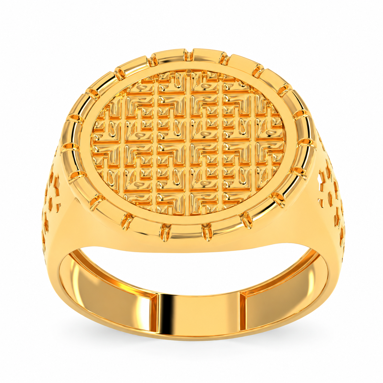 Asher Gold Ring For Men By Diamondiary Asher Gold Ring For Men By Diamondiary