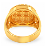 Asher Gold Ring For Men By Diamondiary