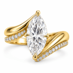 Elaina Marquise Solitaire Diamond Ring By Diamondiary