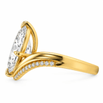 Elaina Marquise Solitaire Diamond Ring By Diamondiary