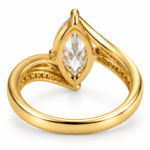 Elaina Marquise Solitaire Diamond Ring By Diamondiary